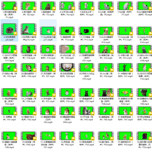 UP主必备!B站某音热门绿幕视频素材,180套猫猫meme动态绿幕合集包,含背景图BGM,含使用教程-云端资源分享